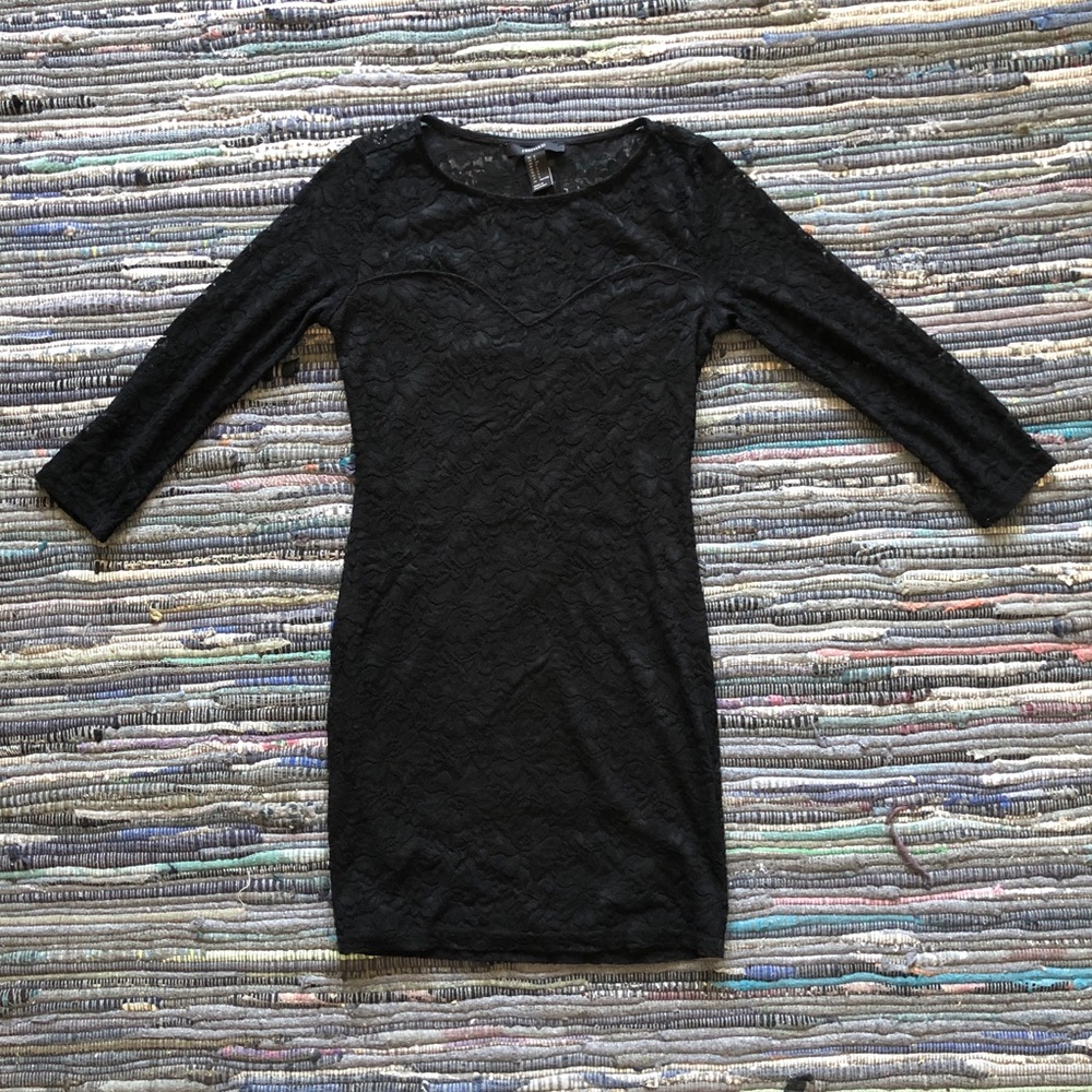 Forever 21 Black Lace Dress